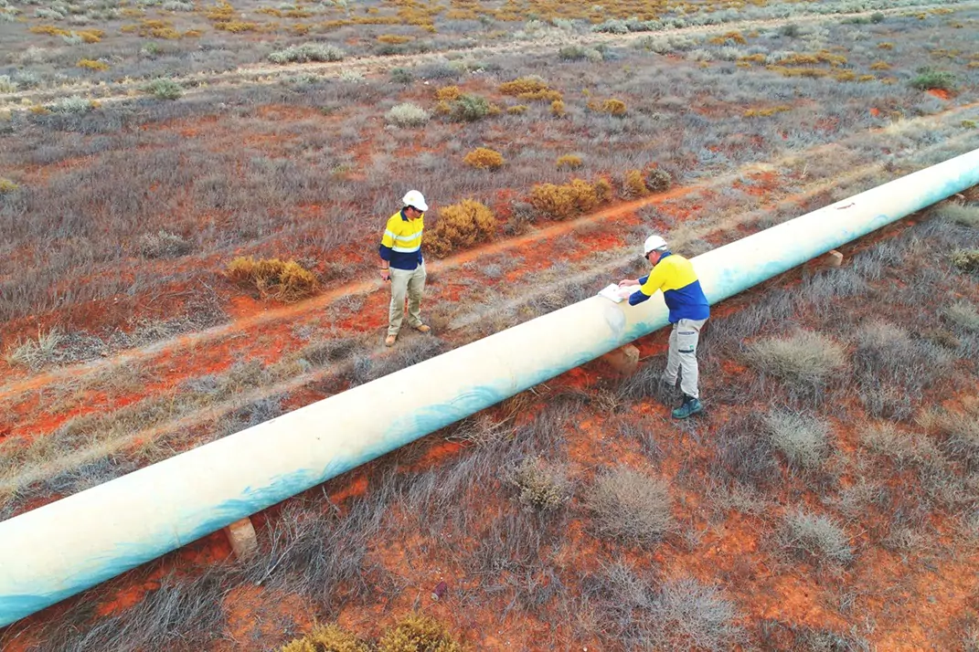 Visual inspection personnel performing field inspection